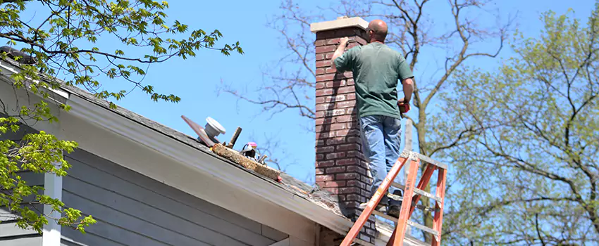 Vinyl and PVC Chimney Flashing Installation in New Bern, NC