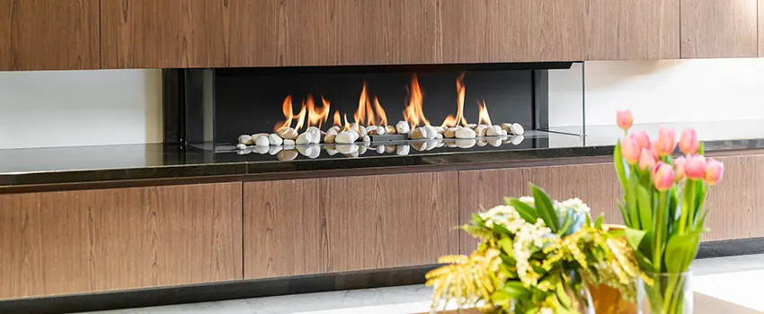 Double-height Fireplace Design Refurbishment in New Bern, North Carolina