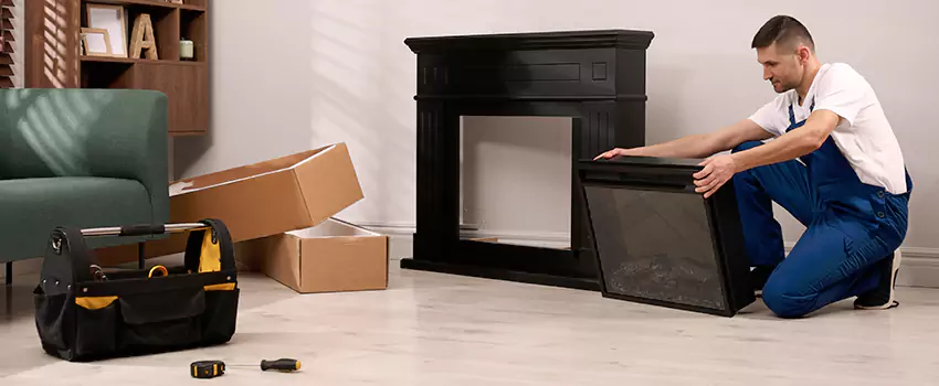 Old Rusted Metal Fireplace Repair And Replacement in New Bern, NC